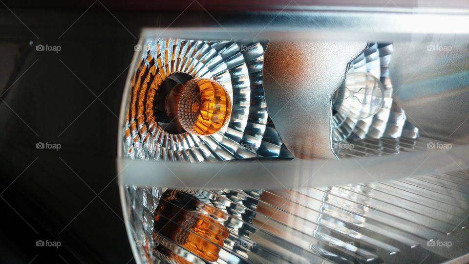 Abstrato, elétrica, plásticos, vidros, lanterna, velas, luzes, farol de carro...