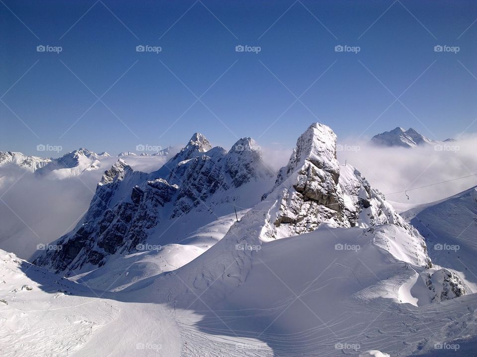 sun snow st. anton am arlberg ski area by aja064