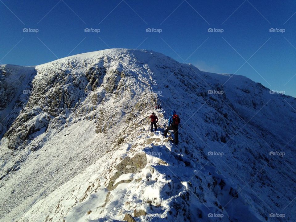 Helvellyn in winter