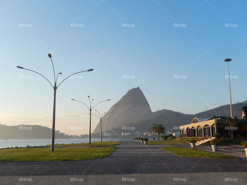 Sugar Loaf. View of Sugar Loaf from Flamengo Park.