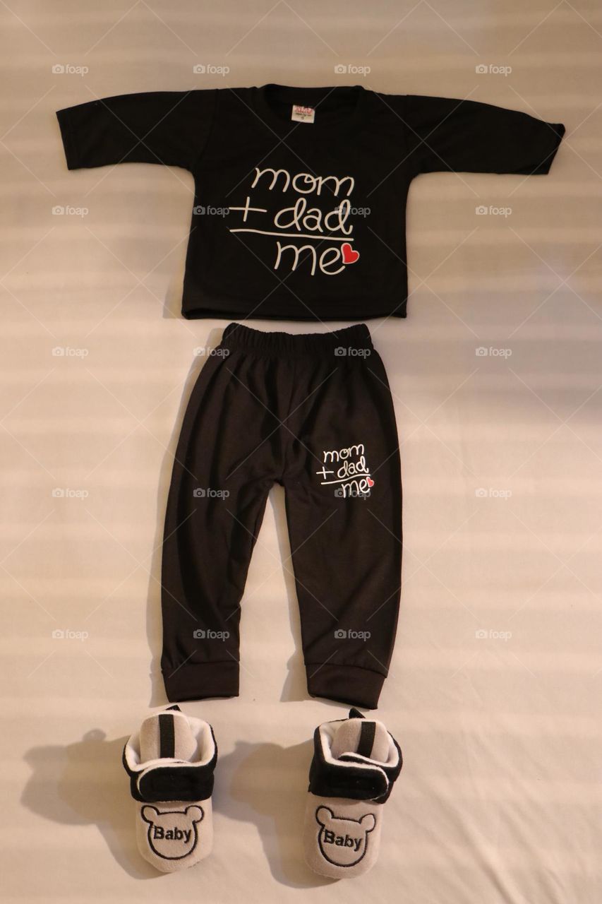 one child dress : dad+mom=me