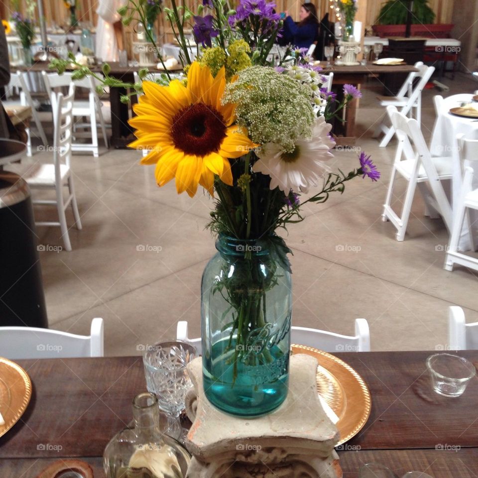 Centerpiece flower bouquet