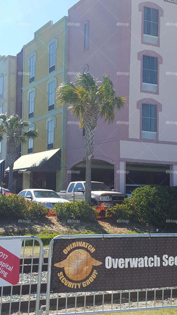 colorful Florida hotel