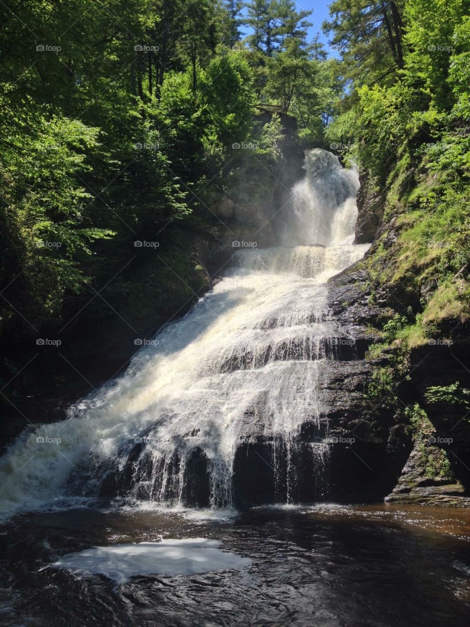 Waterfall. This was taken at the Dingman Falls in Pennsylvania