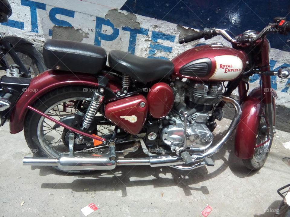 Powerful bike Bullet Enfield- go ahead.