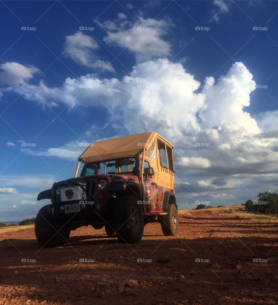 Sunset jeep tour