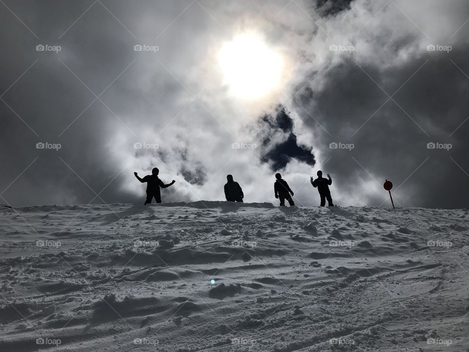 Buddy’s on powder snow n fun backcountry Zillertal 