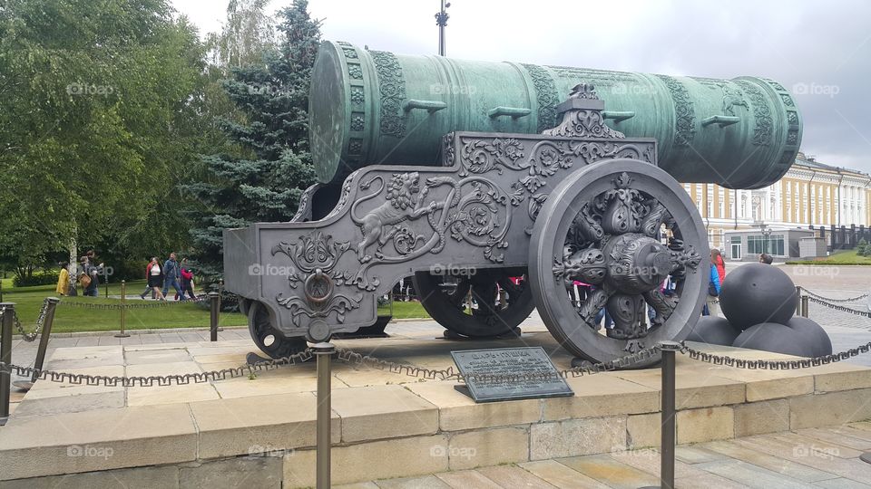 Tsar Cannon, Moscow Kremlin