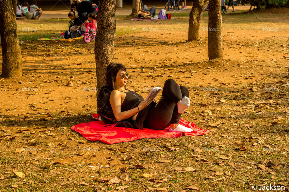 Leitura no ibiapuera
