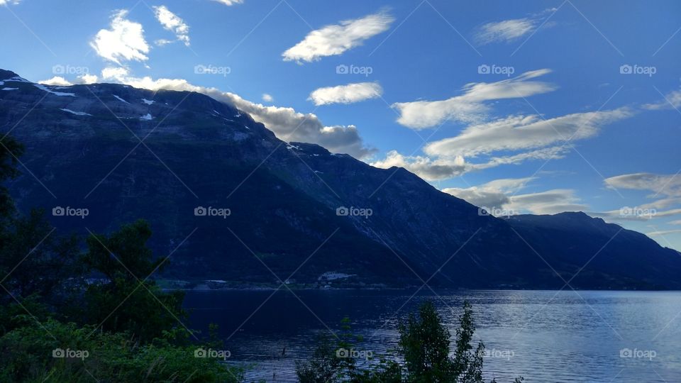 Mountain, Landscape, Water, No Person, Travel