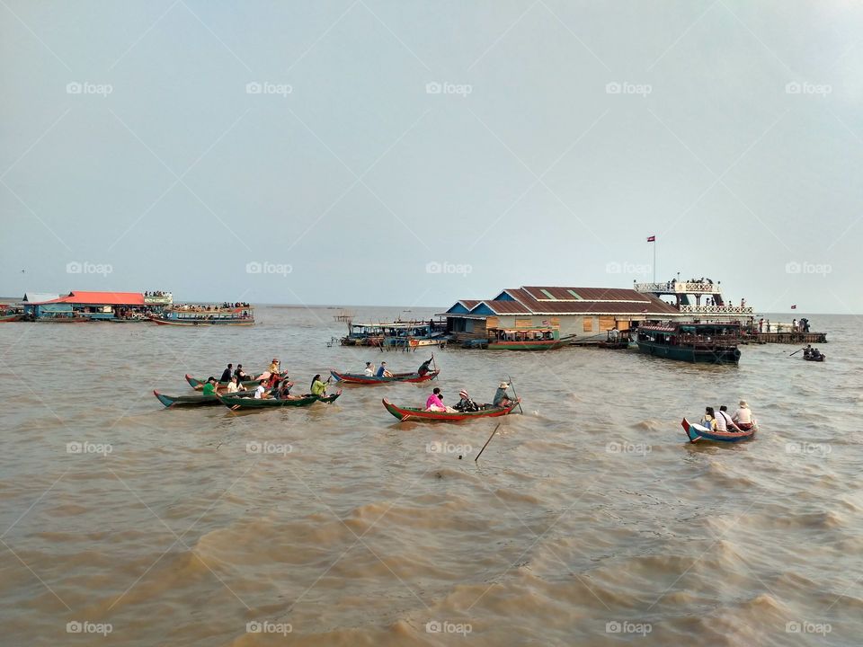Tonlesap is the biggest lake in south east asia. Located in Cambodia.
