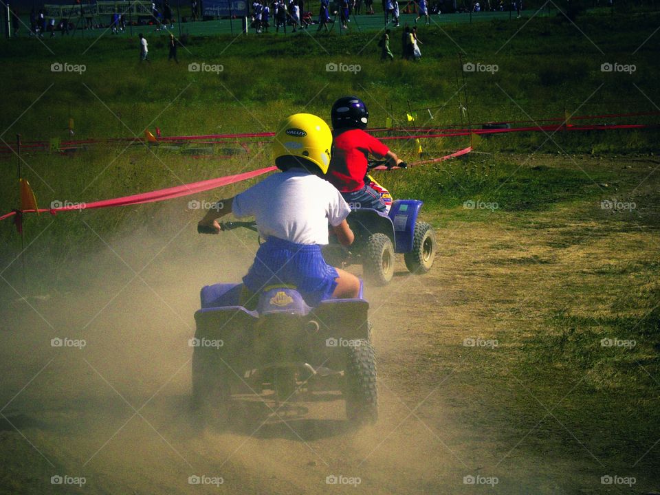 Quad bike. Kids