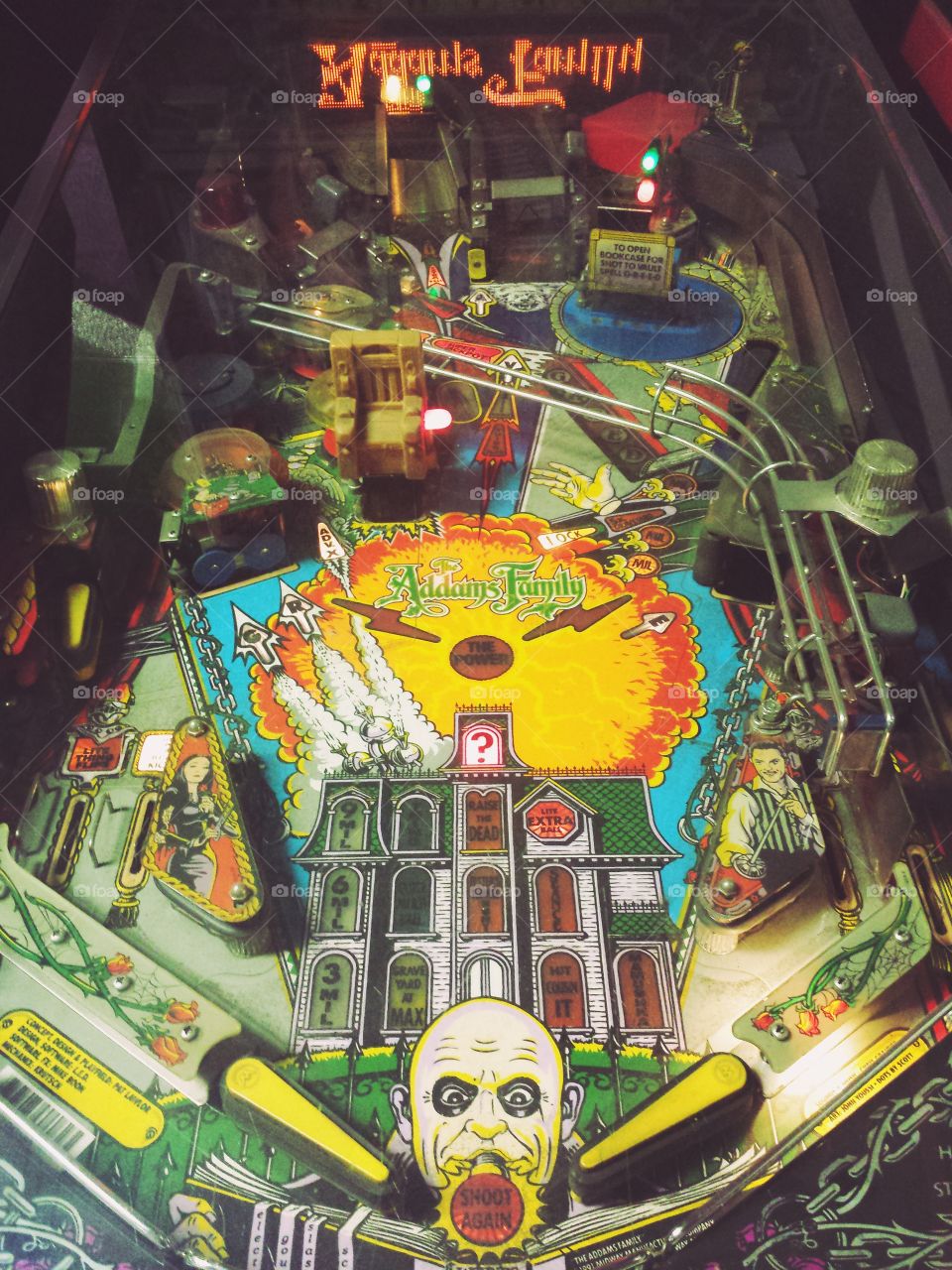 Vintage Pinball Game