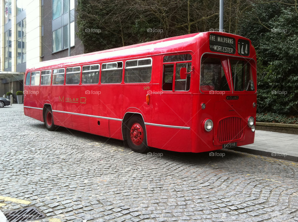 red bus london england by jeanello