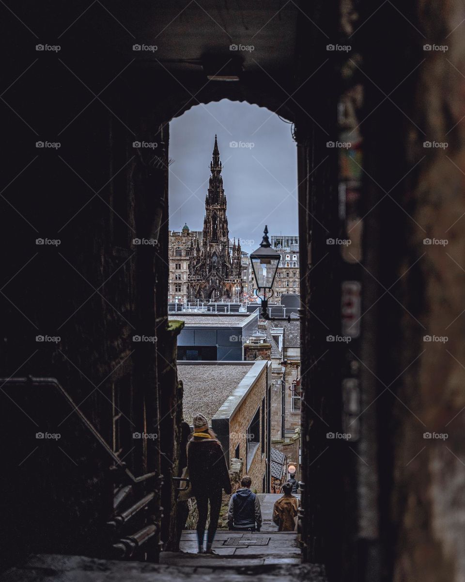 Edinburgh city view 