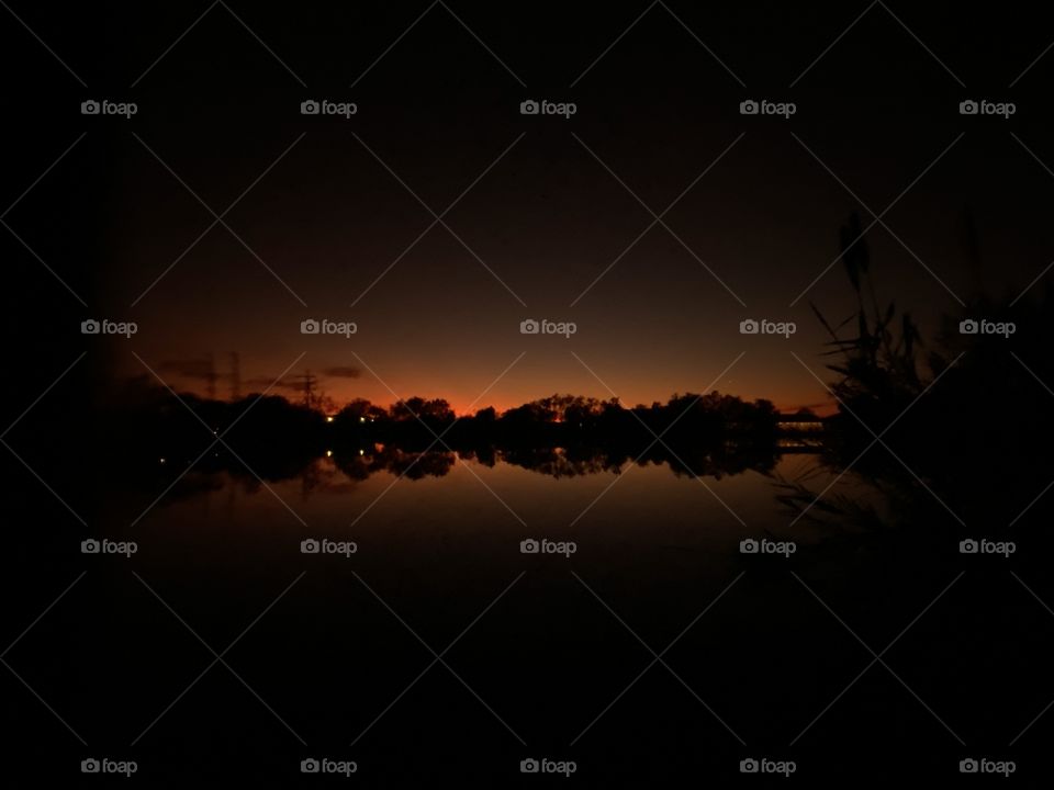 We have made it into The Night. The end of a Glorious Fall Day and Night. I love to take these low Light Low Zoom pics to showcase the Evening and Night. 