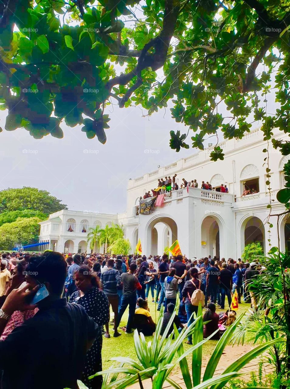 The 2022 Sri Lankan protests are a series of ongoing protests in Sri Lanka against the government of president Gotabaya Rajapaksa.
