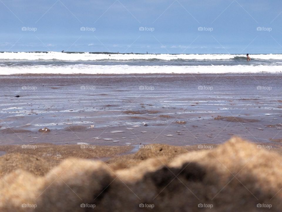 Surf spot and beach