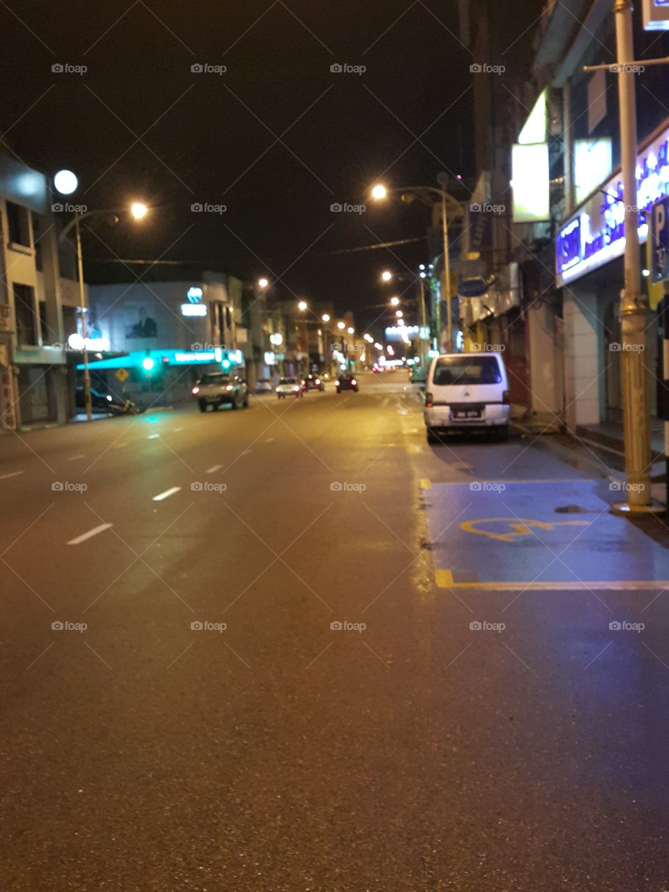 Town at night Seremban