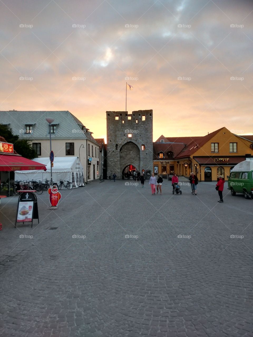 Sunset in Visby
