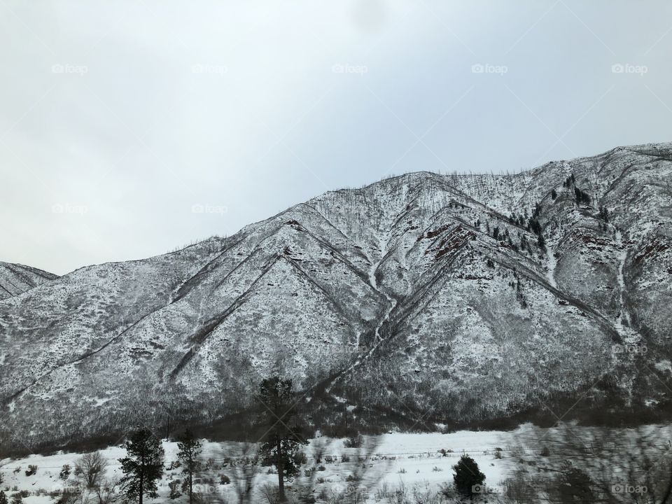 A cold and snowy winter road trip through Colorado. 