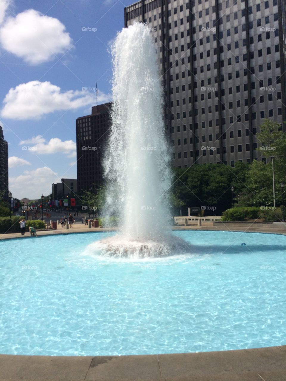 Love fountain. Love park philly