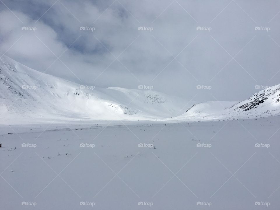 Winter in the mountain 