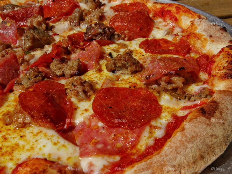 Pizza With Meat Toppings