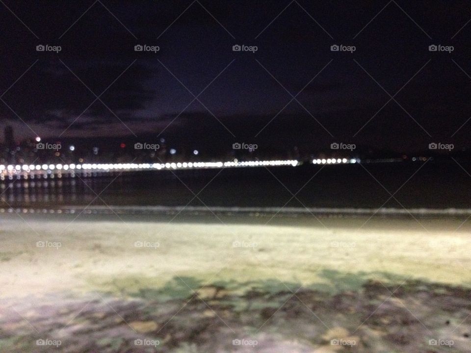 Panoramic blur of the beach / Balneário Camboriú- Santa Catarina - Brasil 