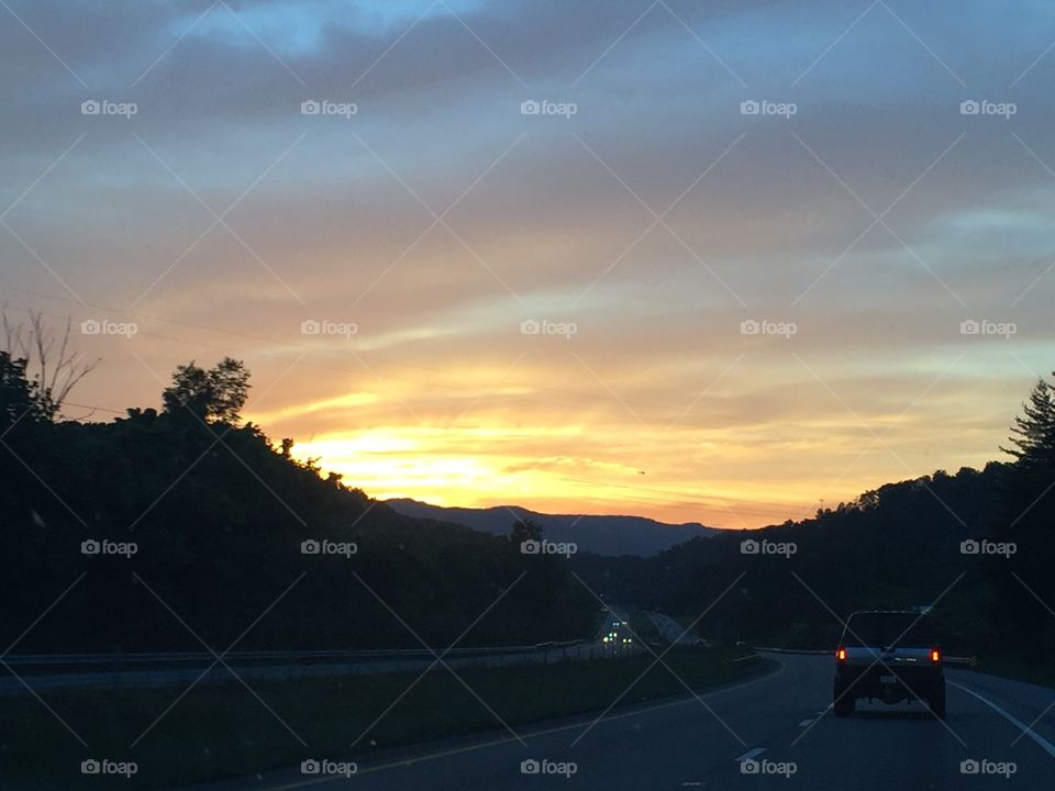 Kentucky Mountain Sunset 