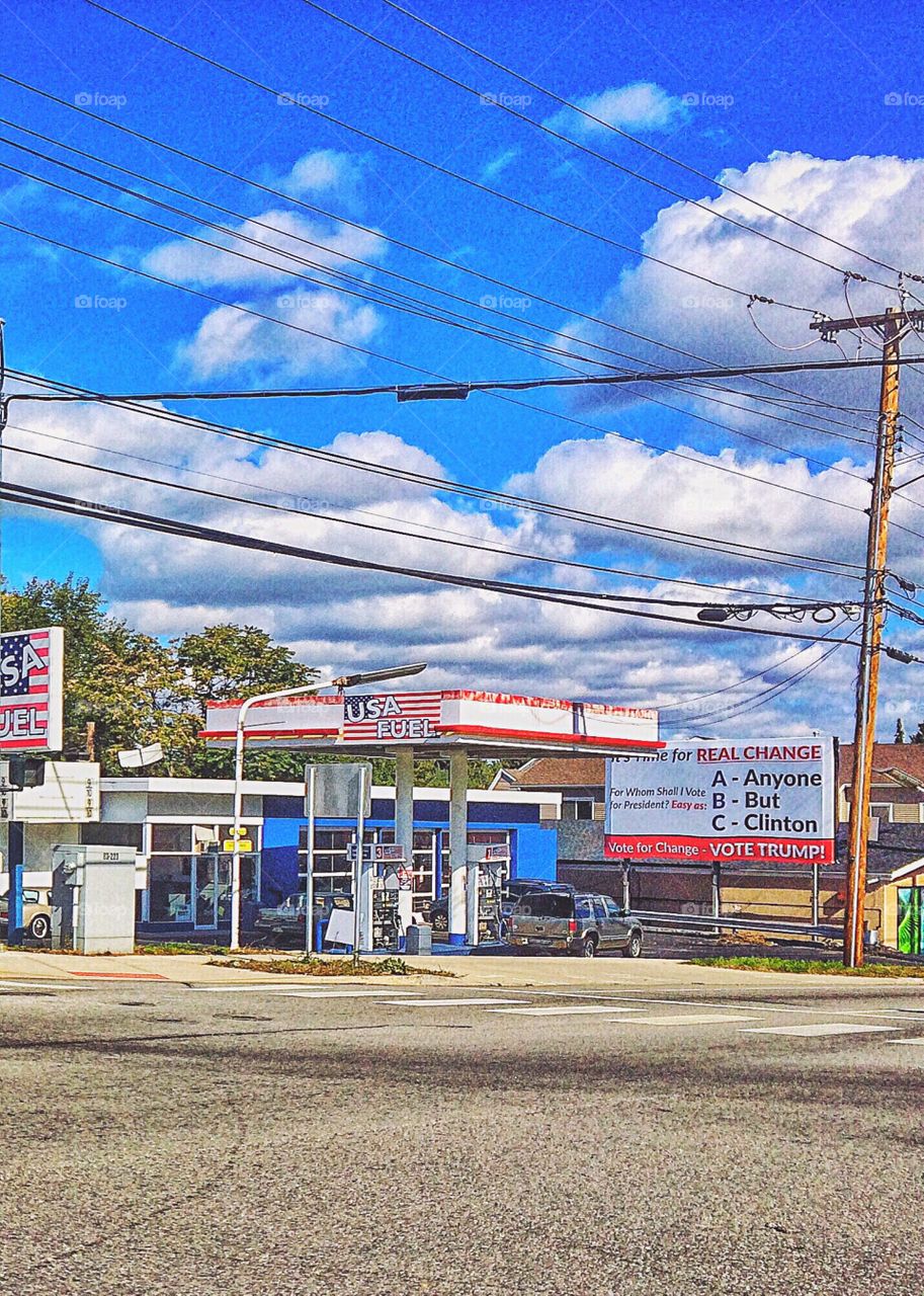 Who knew conservative gas stations was a thing!? Needless to say that I won't be pumping gas there, ever!