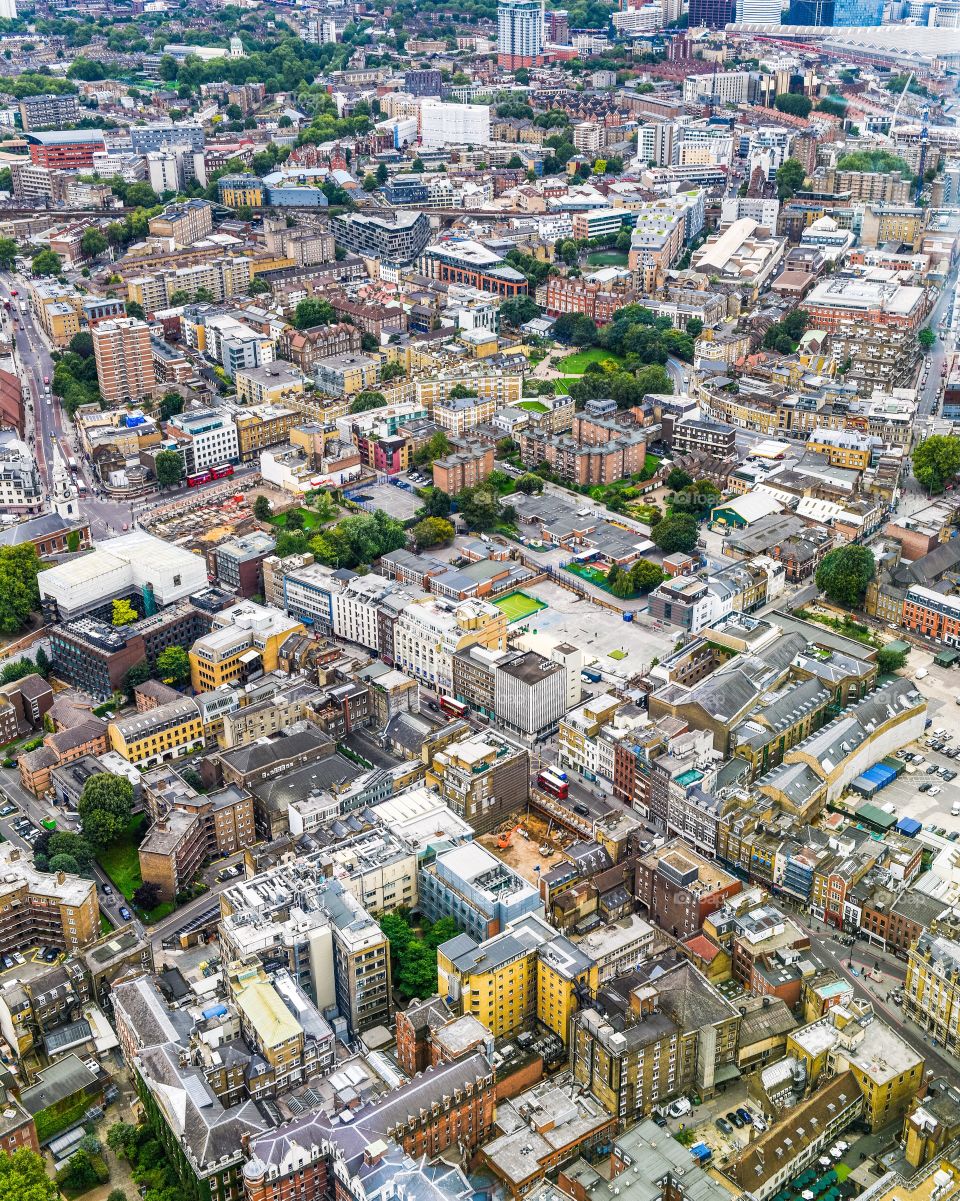 Overview of London from The Shard.