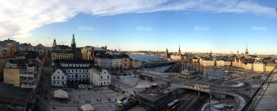 stockholm panorama view by penguincody