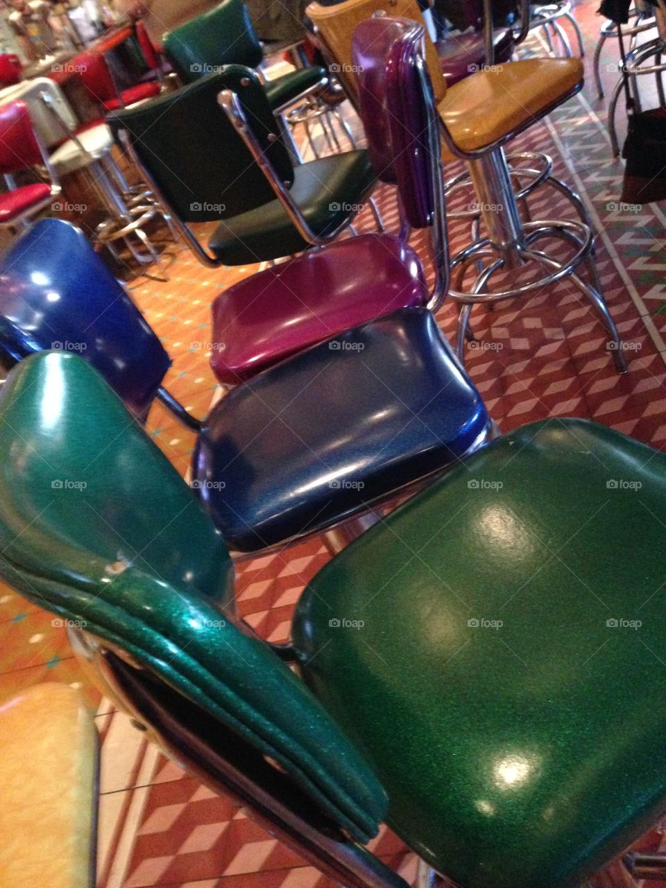 Vintage diner chairs