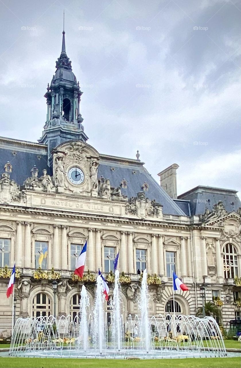 Hôtel de Ville , Tours November 2022 . 