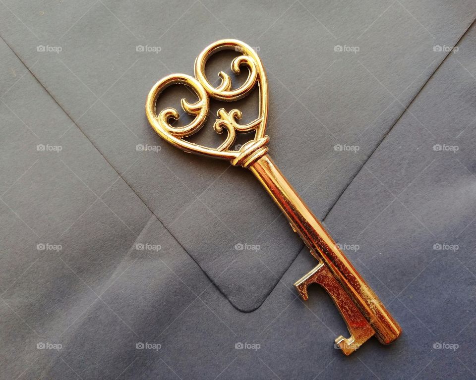 Envelope with key