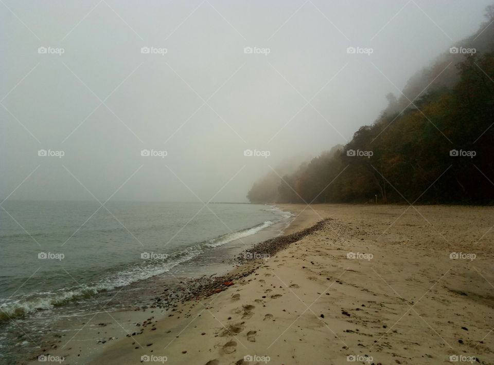 Beach, Water, Sunset, Sea, No Person