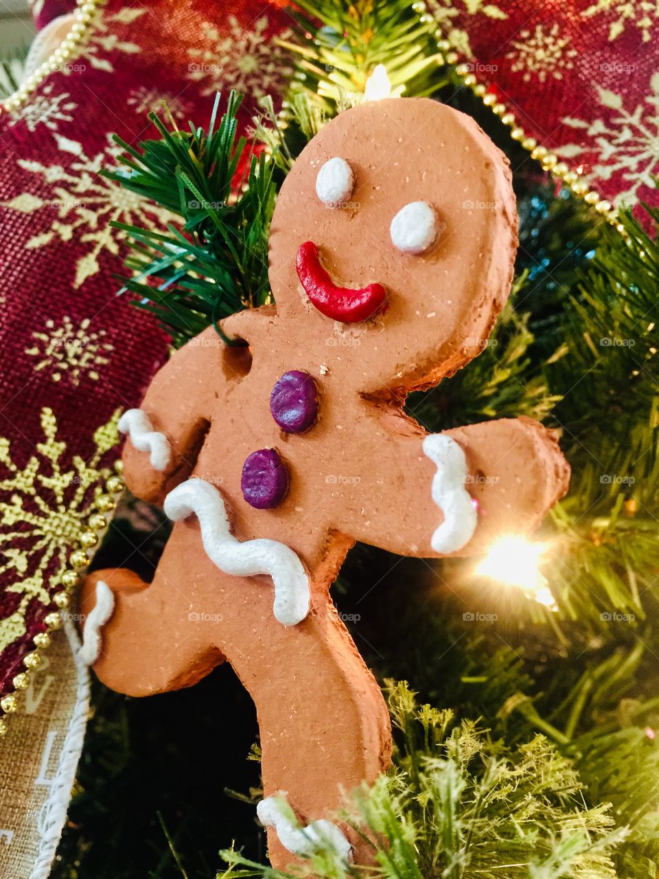 Gingerbread Man Ornament 