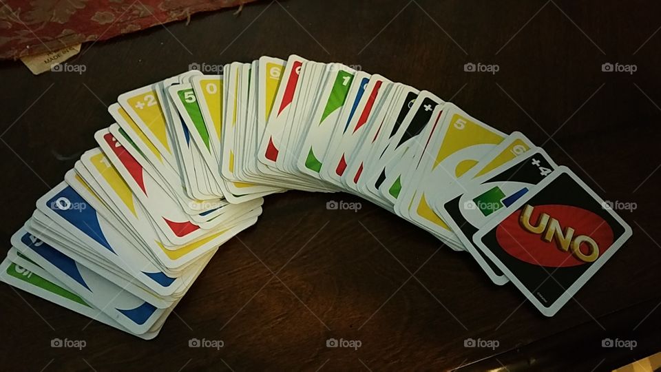 cards. uno cards