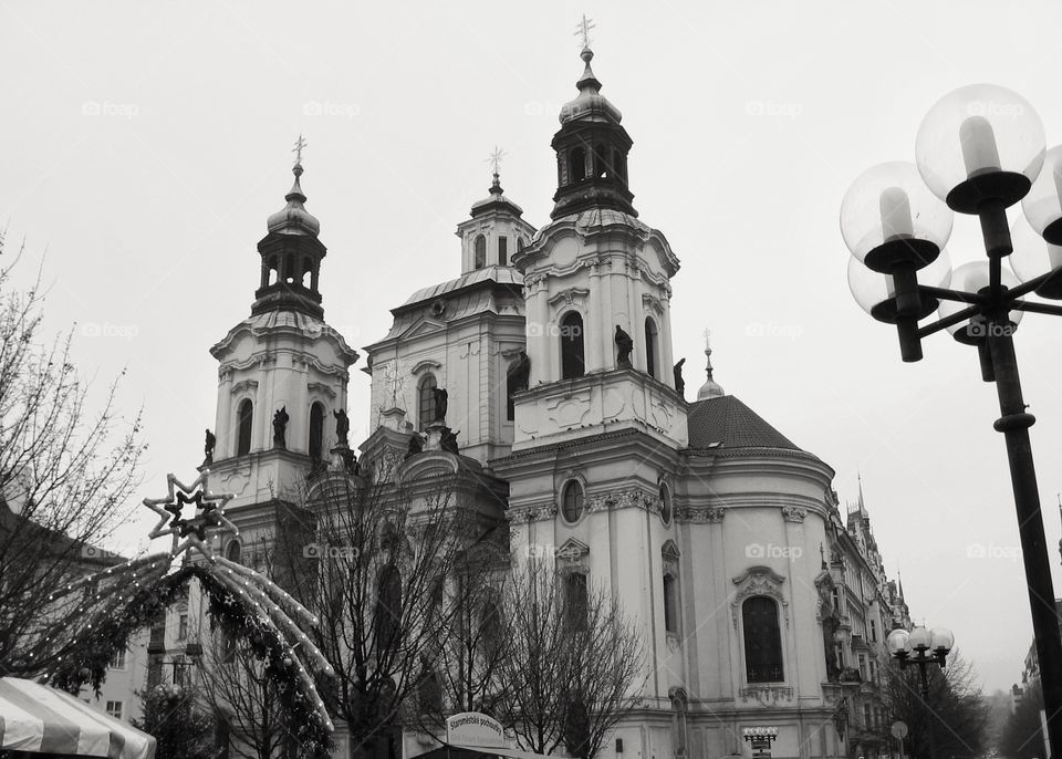 Architecture. Prague During the Holidays