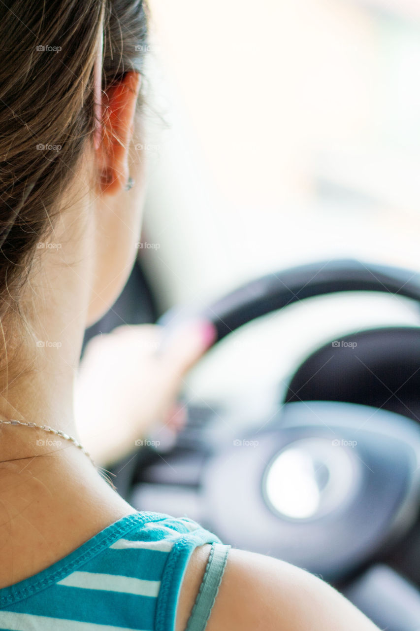 woman driving. woman driving a car