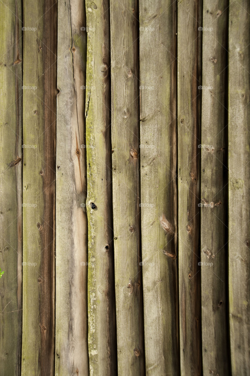 Full frame of wooden wall