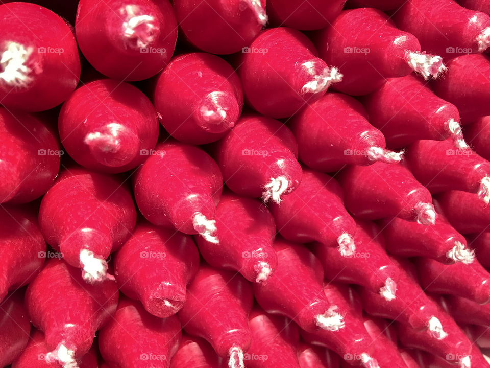 Red candles