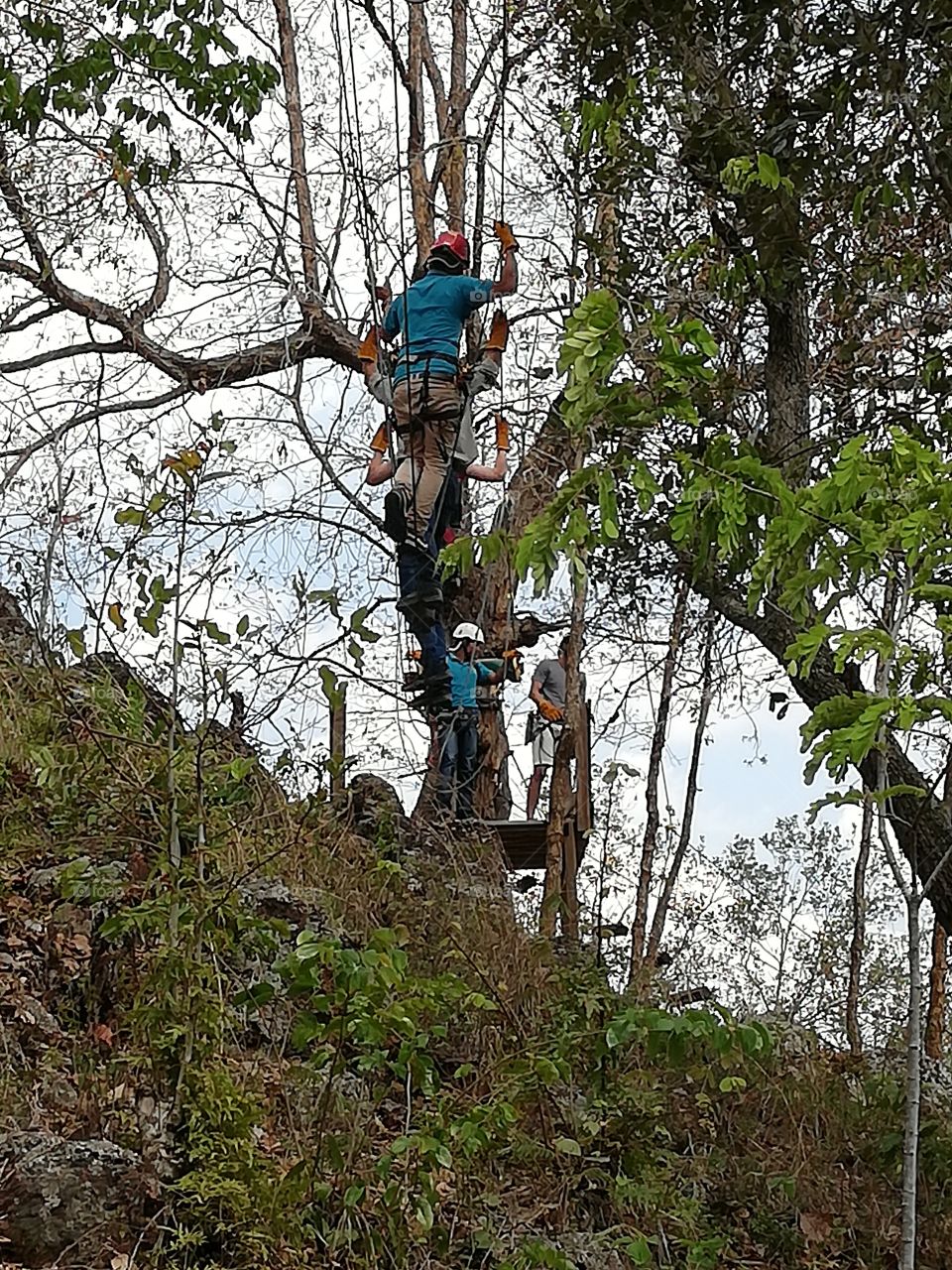 Canopy and highline, Termas del Río, Gracias Honduras