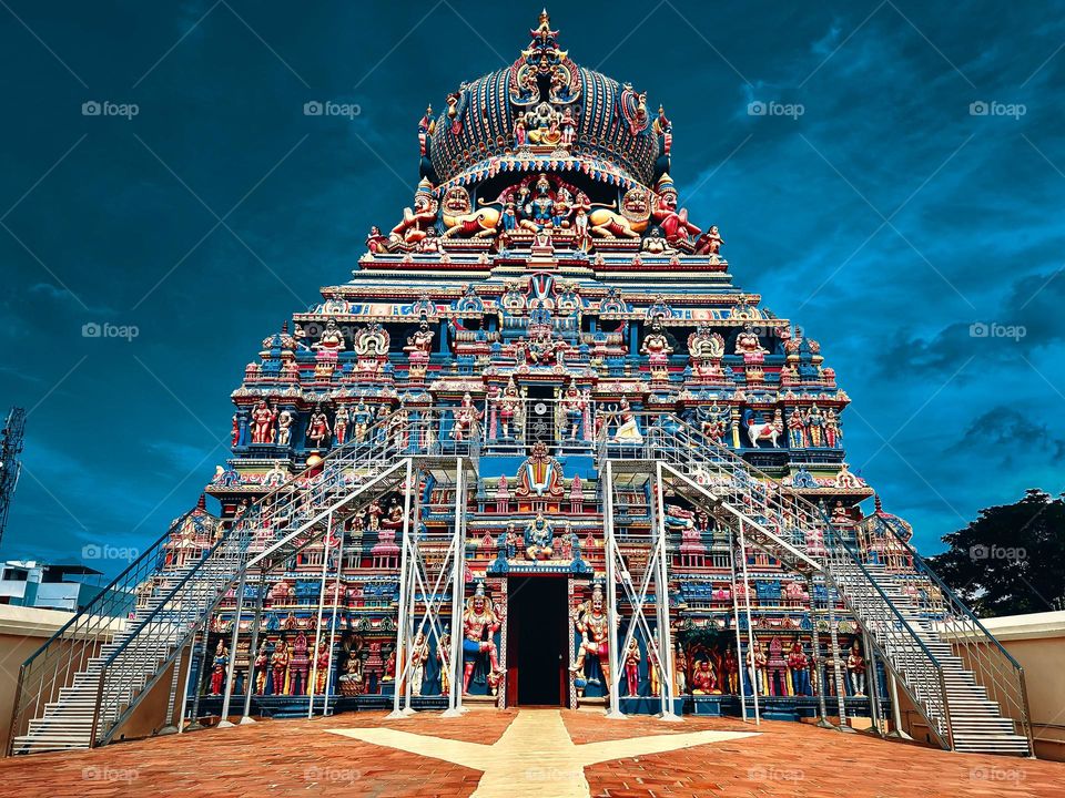 Architecture marvels - place of worship - Indian temple 