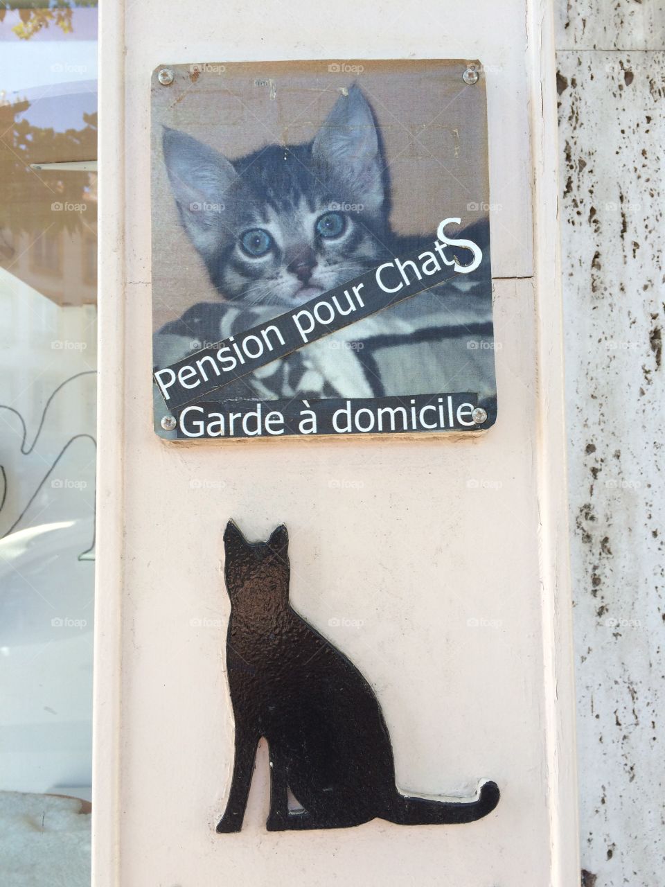 Sign of a cat pension