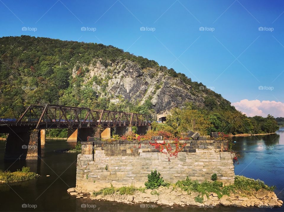 Confluence of history and rivers: Harpers Ferry on the Potomac and Shenandoah. 