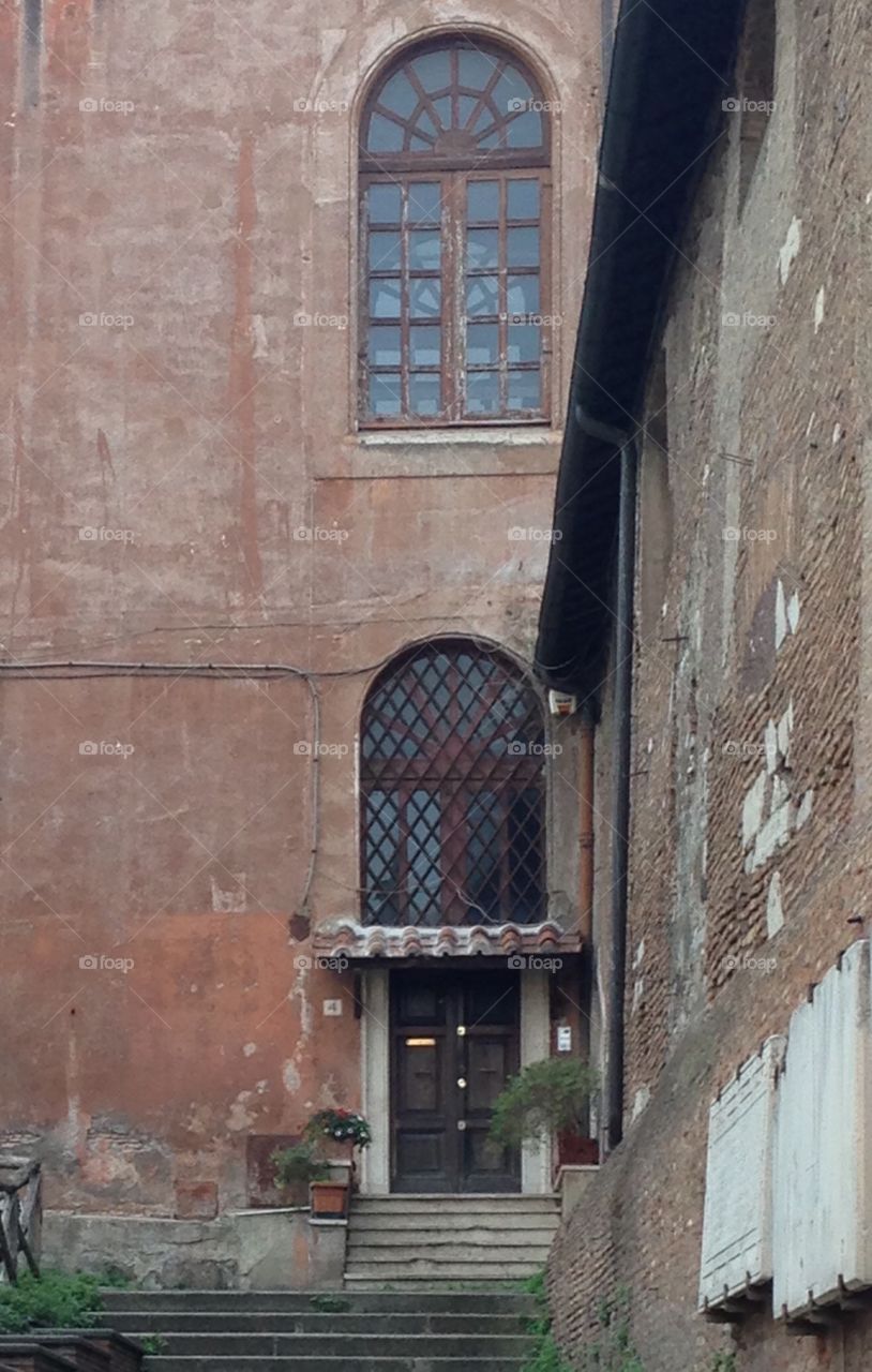 Old buildings in Rome