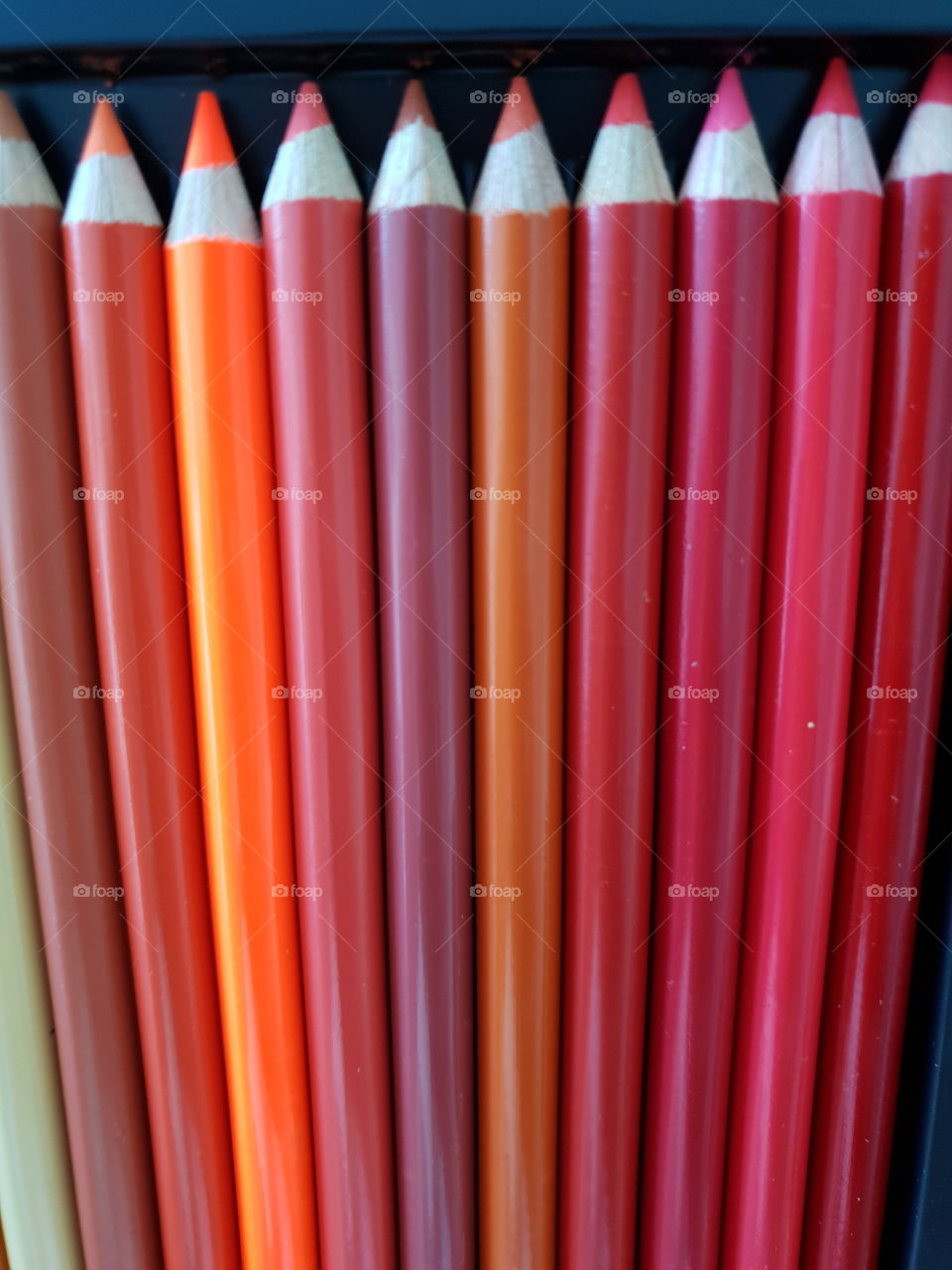 Prismacolor orange red hues