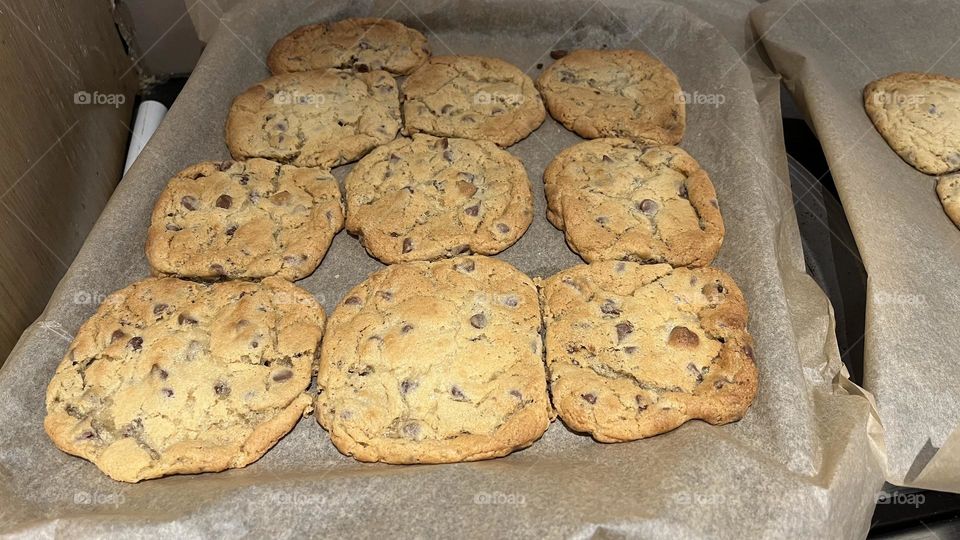 Freshly baked cookies